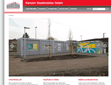 Tablet Screenshot of kienzler.com